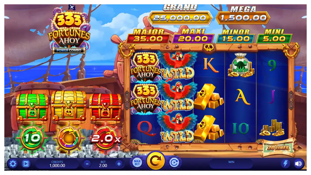 333 Fortunes Ahoy POWER COMBO s1 333 Fortunes Ahoy POWER COMBO s1