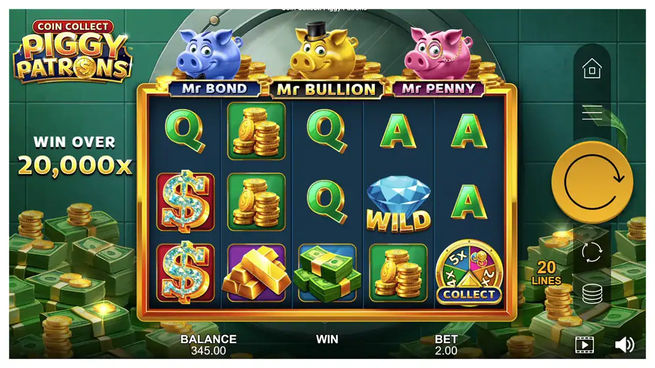 Coin Collect Piggy Patrons s1