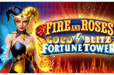 Fire and Roses Gold Blitz Fortune Tower slot cover