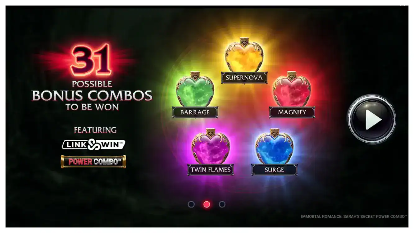 Immortal Romance Sarah’s Secret Power Combo s2