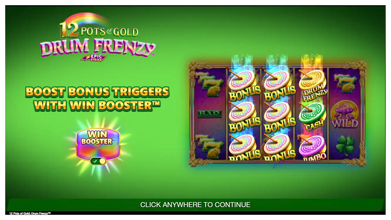 12 Pots of Gold Drum Frenzy s2. 12 Pots of Gold Drum Frenzy s2.