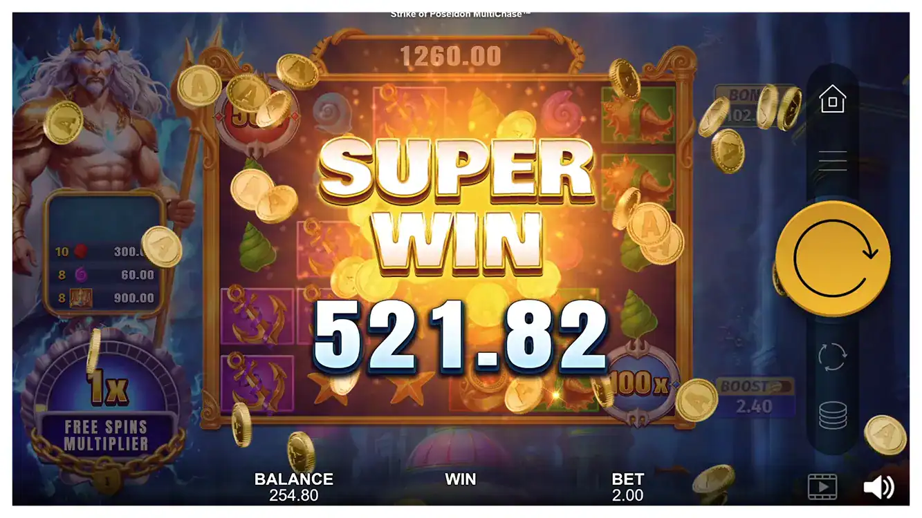 Strike of Poseidon MultiChase s2